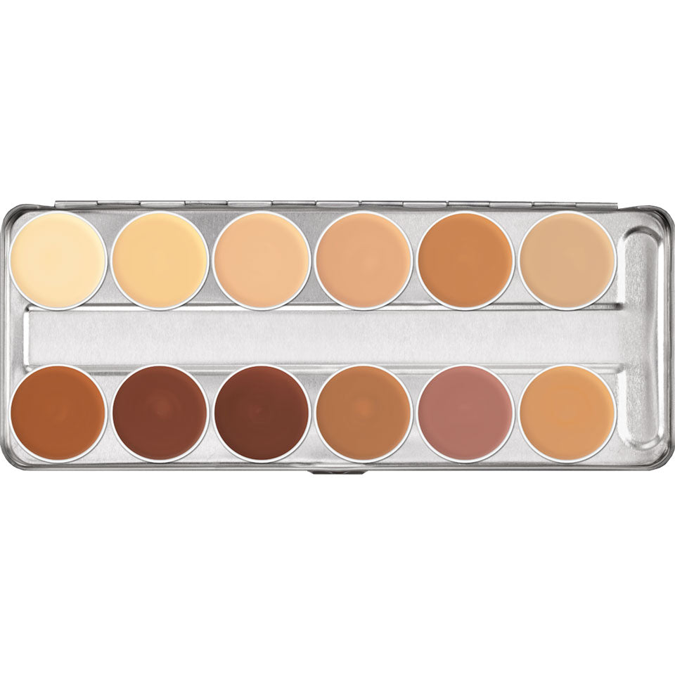 Dermacolor Camouflage Creme Palette 12 Cores - Kryolan