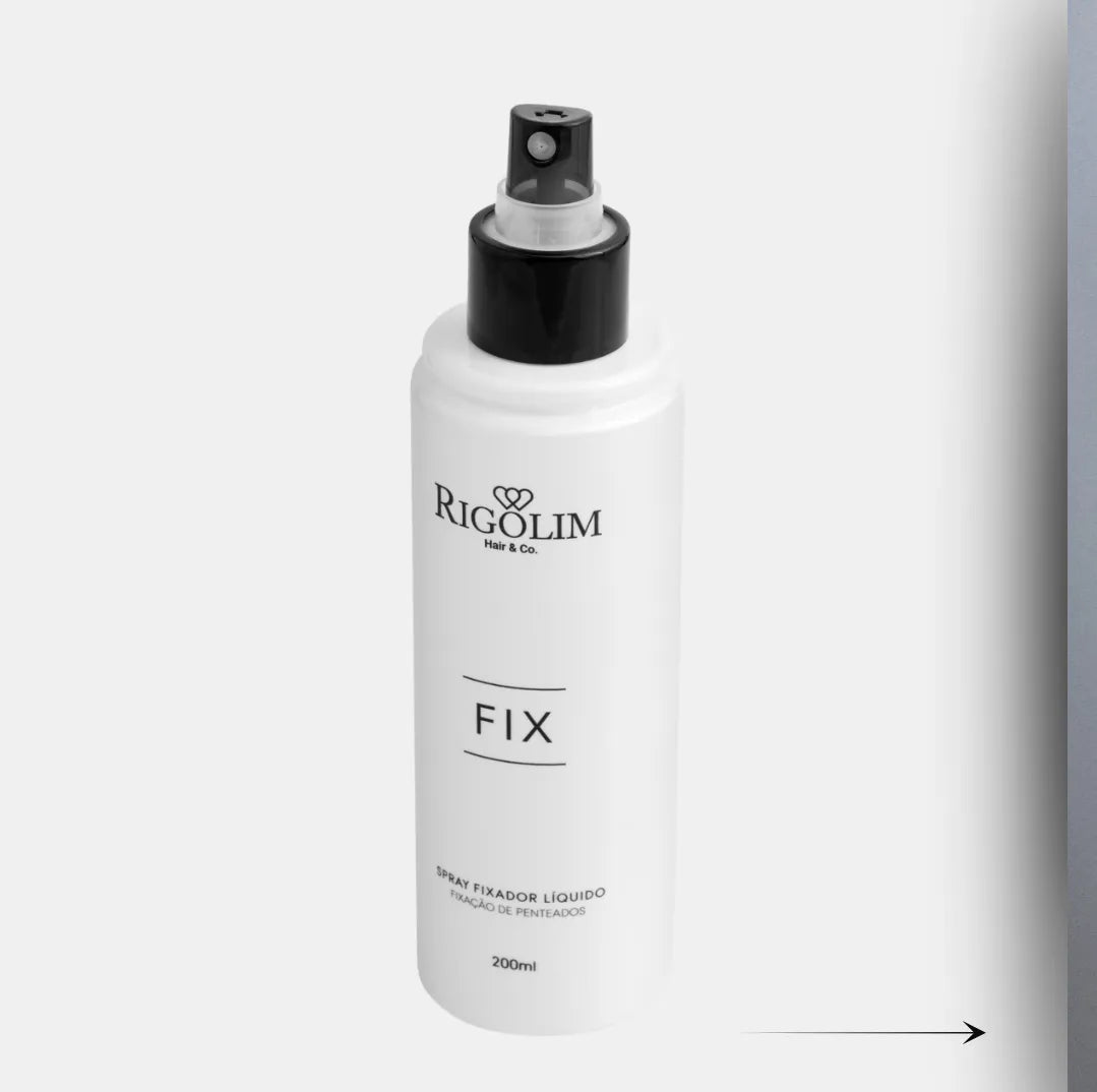 Spray Fixador Líquido 2 em 1 - 200ml - Rigolim Hair and Co