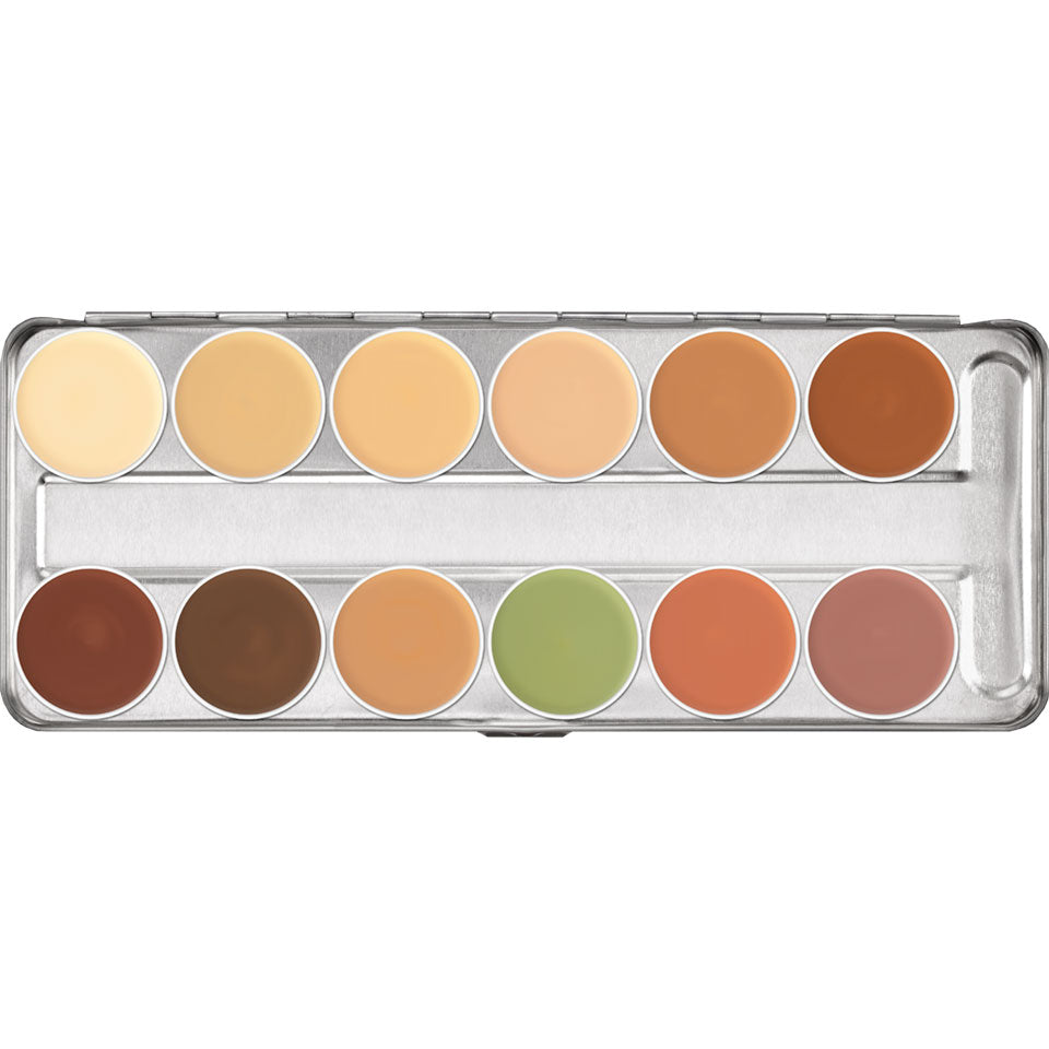 Dermacolor Camouflage Creme Palette 12 Cores - Kryolan